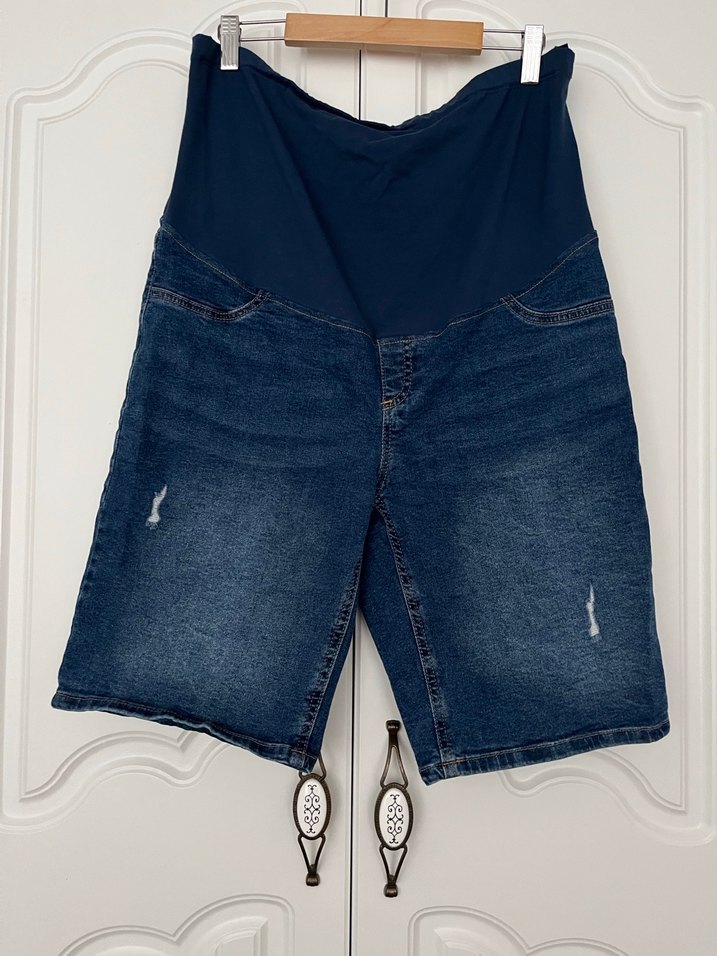 LCW hamile jean şort 42 - Görsel 4