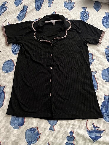 Pamuklu hamile pijama takımı - Görsel 5