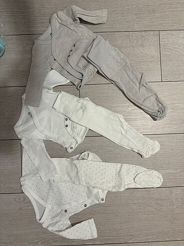 3lü bebek tulum set
