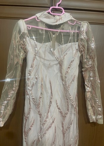 Özel dikim şık elbise - Görsel 2