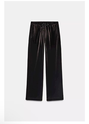 Zara Kahverengi kadife pantolon - Görsel 4