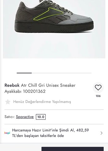 Reebok Atr Chill Gri Unisex Spor Ayakkabı - Görsel 2