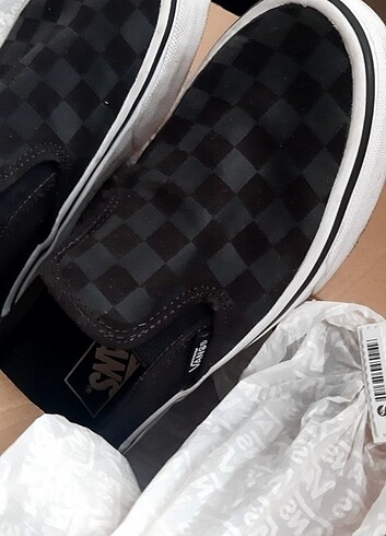 35 Beden ORJINAL VANS checkerboards classic slip-on ayakkabi