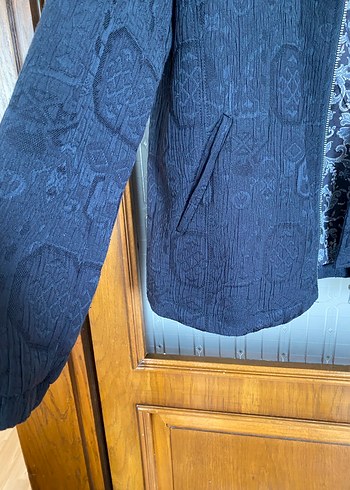 Düğmeli Regular Fit Midi Kadın Ceket - Görsel 3