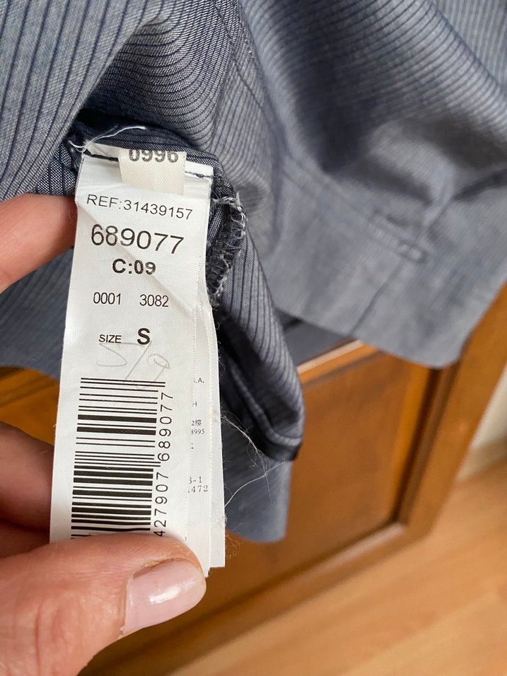 Gri Düğmeli Midi Kumaş Elbise - Görsel 5