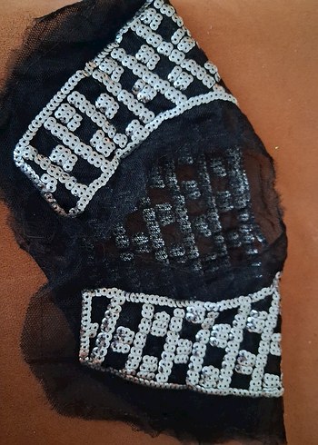 Kız Çocuk Siyah İşlemeli Bolero - Görsel 2