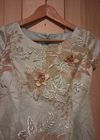 Turkuaz Uzun Denizkızı Gelinlik - Görsel 13