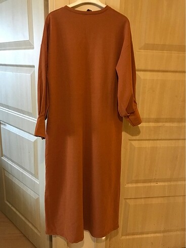 l Beden camel Renk Elbise