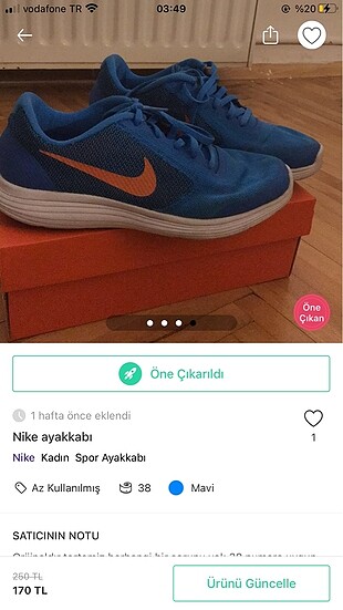 Nike Nike ayakkabı
