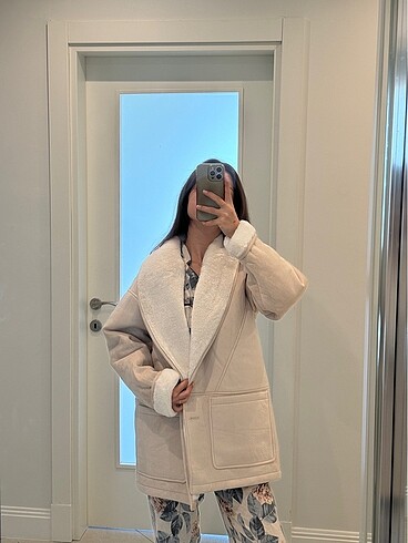 Pull and bear tüylü kaban