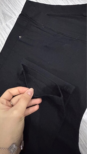 44 Beden Likralı dar paça yumuşak kot pantolon