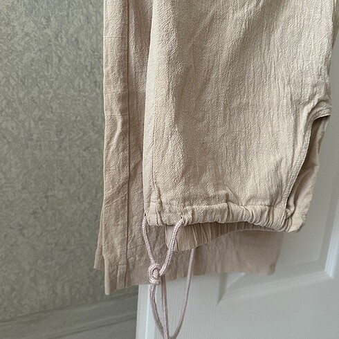 Sheinside Shein keten karışımlı pantolon