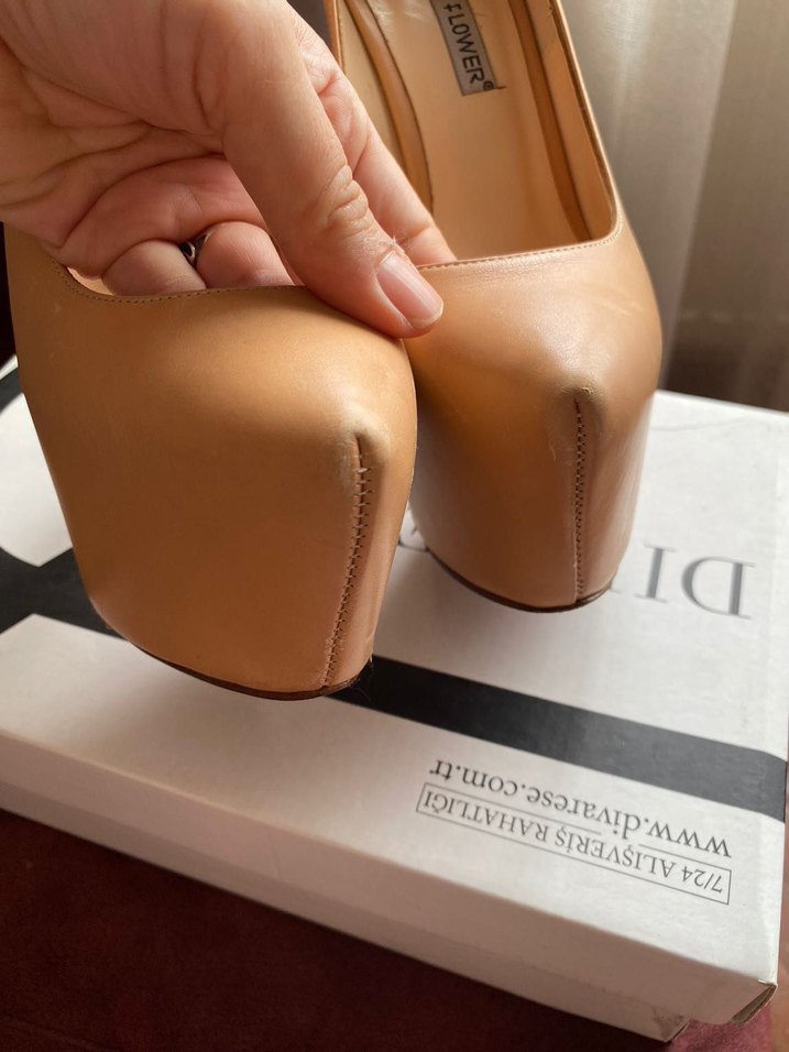 Topuklu Kadın Ayakkabı Flower - Görsel 5