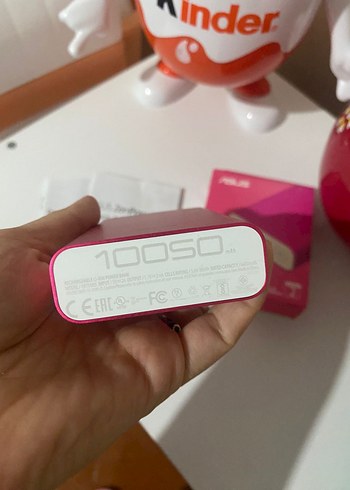 Asus Pembe Mini Power Bank 10050mAh - Görsel 2