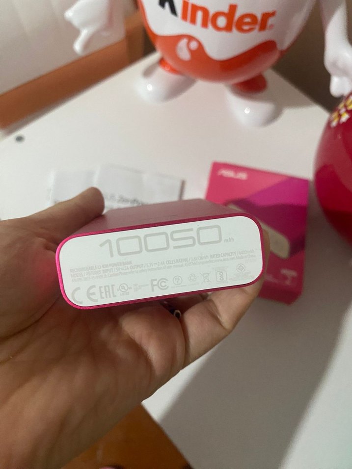 Asus Pembe Mini Power Bank 10050mAh - Görsel 2