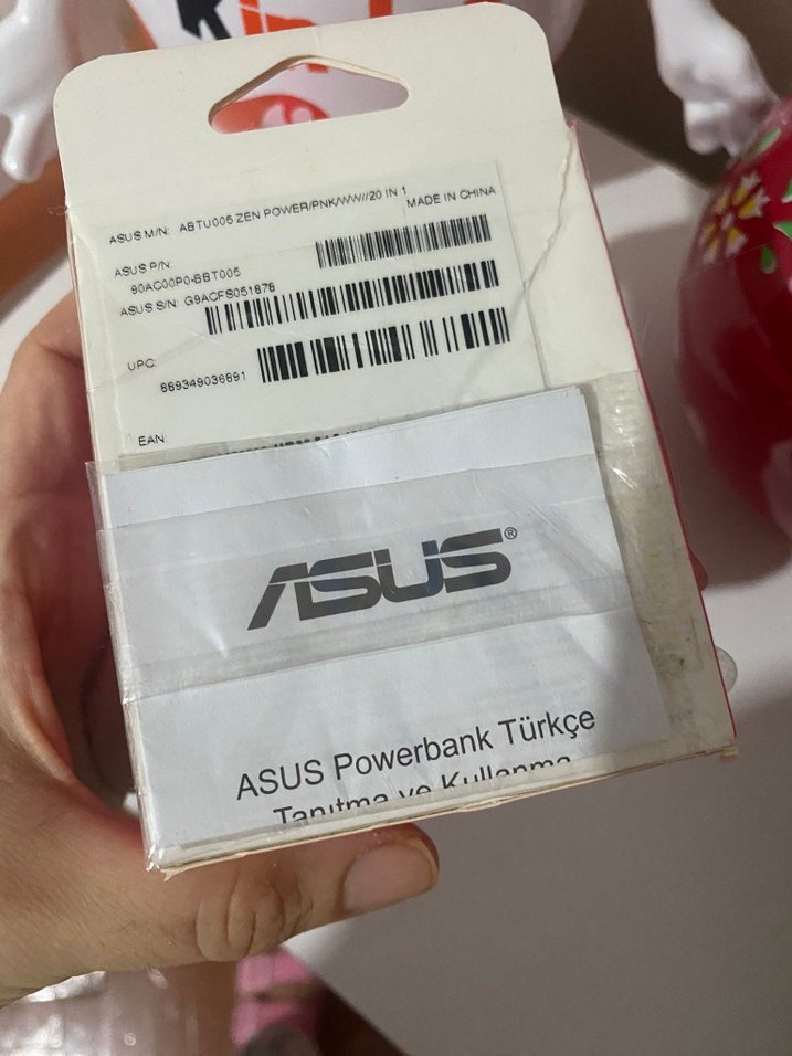Asus Pembe Mini Power Bank 10050mAh - Görsel 4