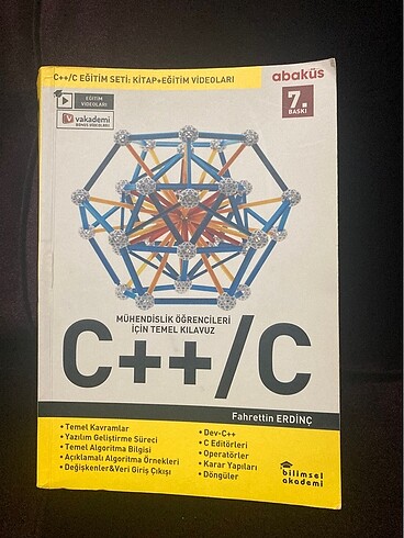 Fahrettin Erdinç C++/C kitabı Mühendislik öğrencileri için