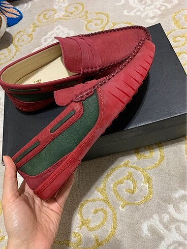 Elle Bordo ayakkabı