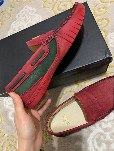 41 Beden Bordo ayakkabı