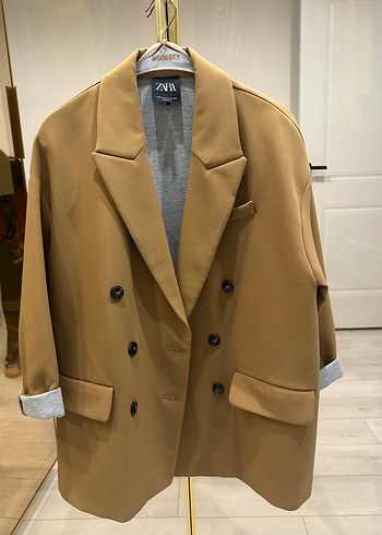 Zara Oversize Camel Blazer