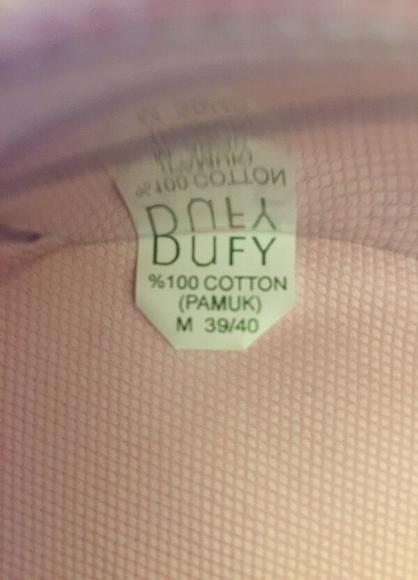 Dufy pembe m beden yeni etiketli erkek gömlek - Görsel 2