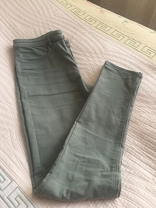 H&M 11 12 yaş su yeşili yepyeni pantalon