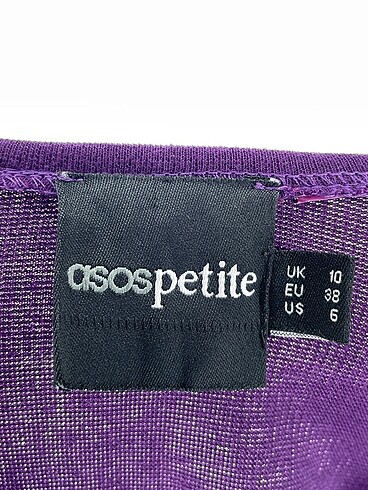 38 Beden mor Renk Asos Kısa Elbise %70 İndirimli.