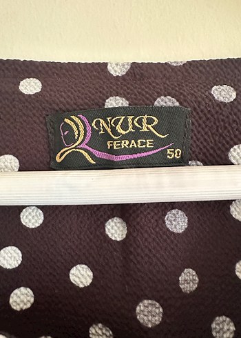 NUR FERACE Puantiyeli mini elbise - Görsel 3