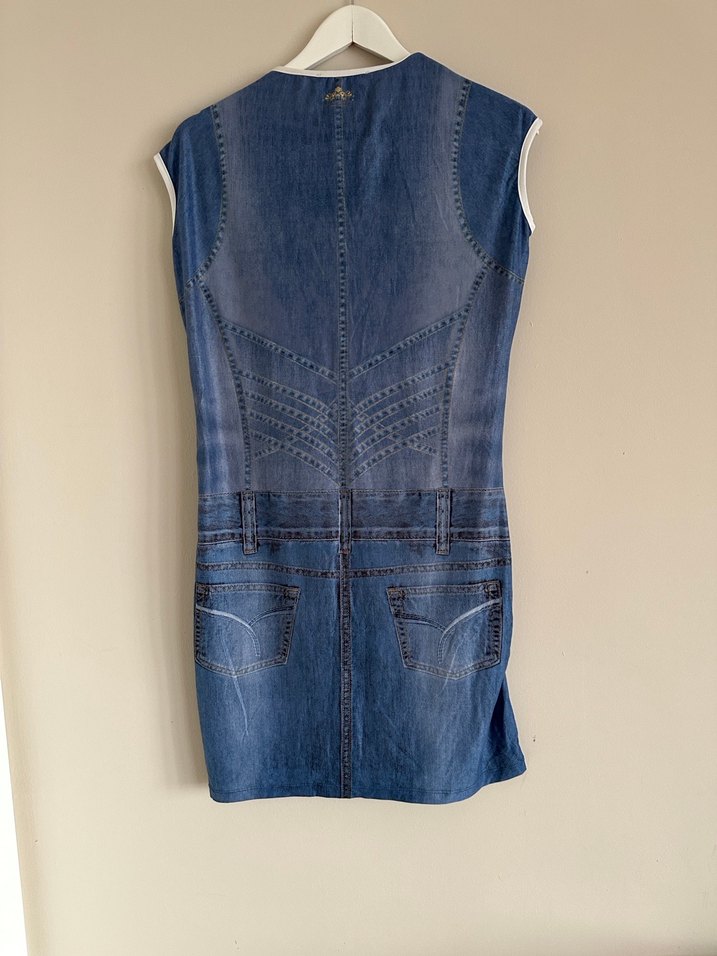 NON STOP kot görünümlü mini elbise - Görsel 2