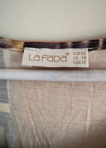 LA FABA desenli mini elbise-tunik - Görsel 3