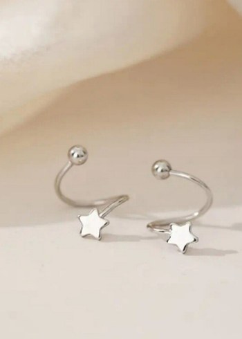 Mini Yıldızlı Minimalist Küpe