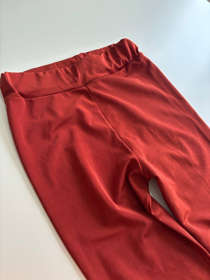 Kiremit renk Kadın Dar Kesim Tayt - Görsel 2