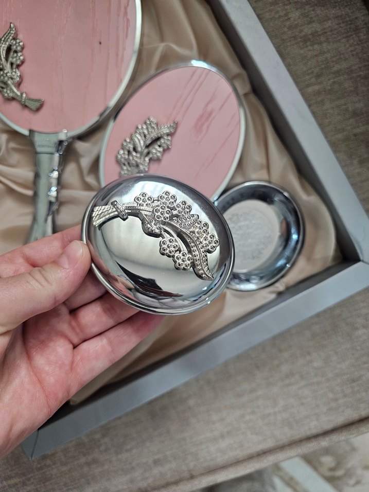 Pastel Pembe ayna seti - Görsel 5