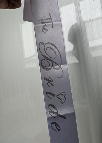 Parlak Beyaz Bride Kuşağı - Görsel 4