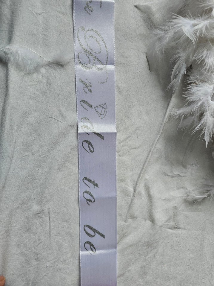 Parlak Beyaz Bride Kuşağı - Görsel 2