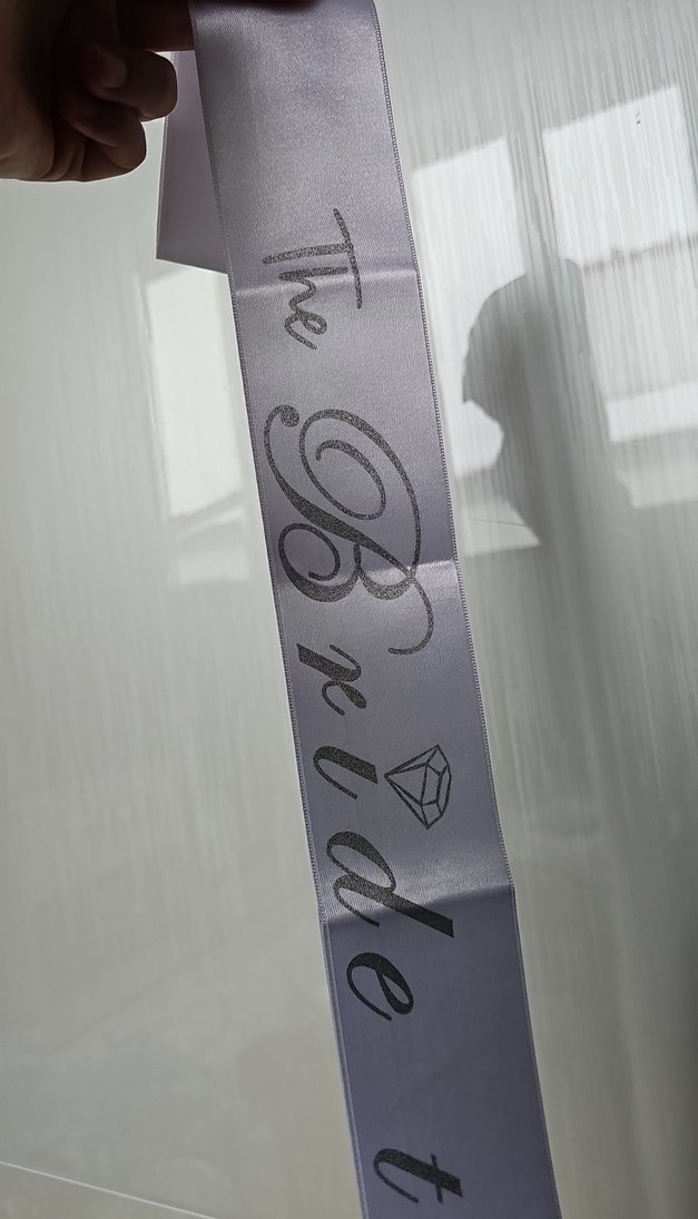 Parlak Beyaz Bride Kuşağı - Görsel 4