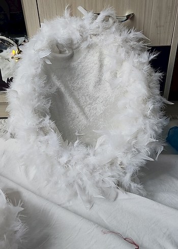 kaz tüylü sepet - Görsel 6