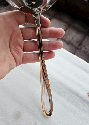 altın varaklı kepçe - Görsel 4