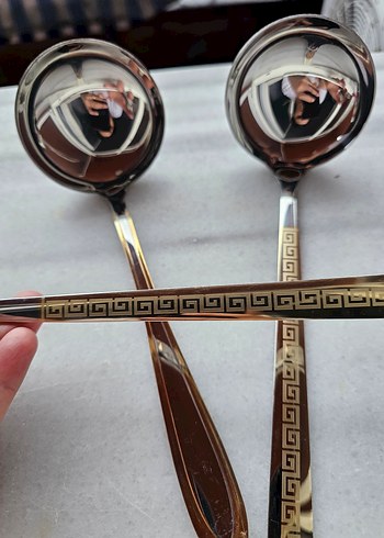 altın varaklı kepçe - Görsel 3