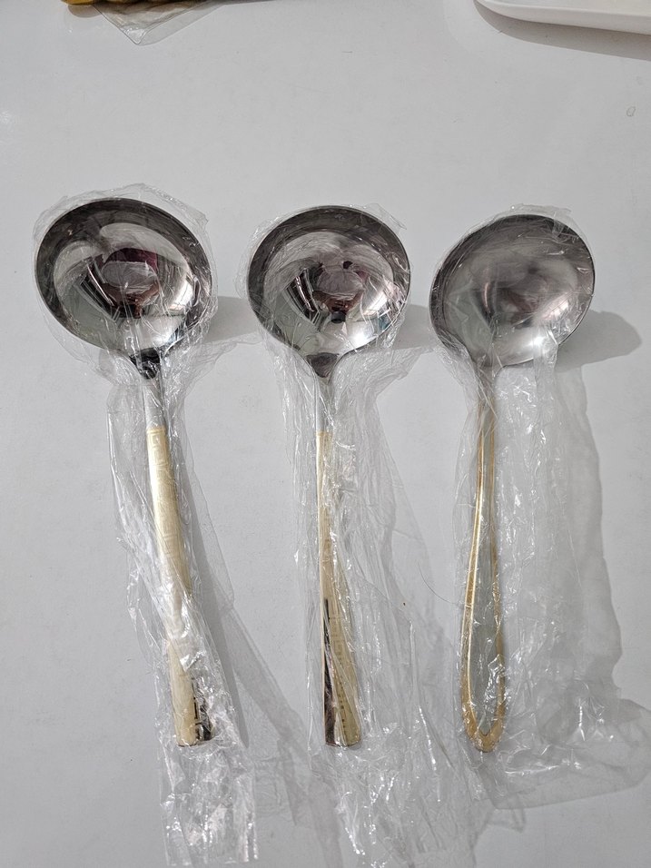 altın varaklı kepçe - Görsel 2