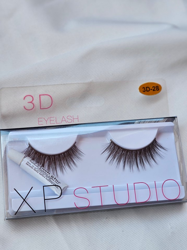 3D Koyu Bej Takma Kirpik - Görsel 2