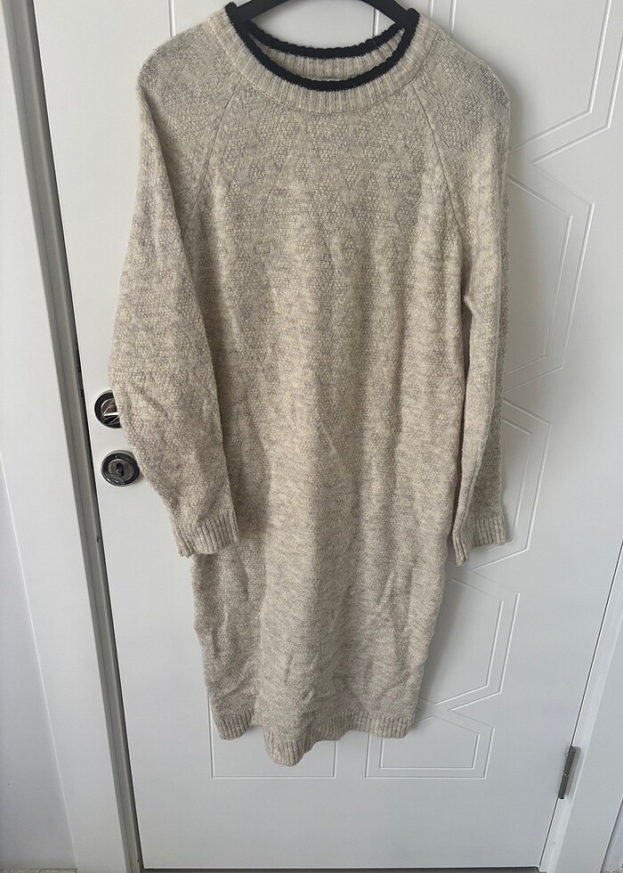 Midi boy kışlık triko elbise - Görsel 2