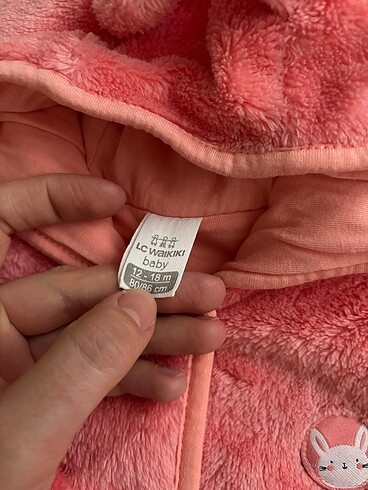 1 Yaş Beden pembe Renk Bebek alt üst takım peluş
