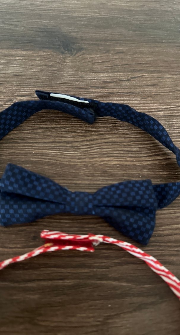 Çocuklar için Çizgili Vintage Papyon Seti - Görsel 3