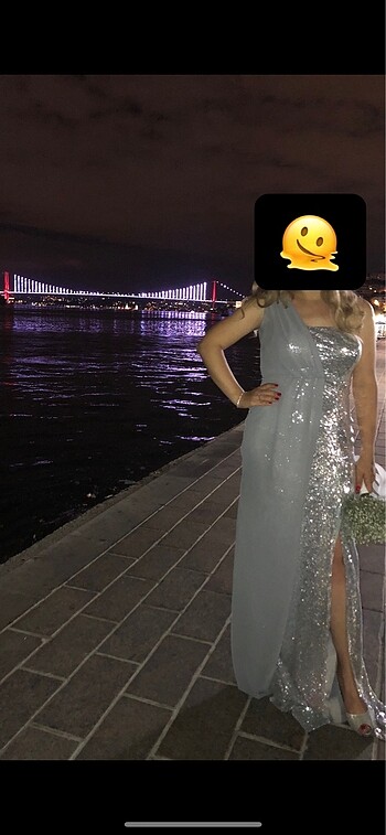 Gri pullu abiye
