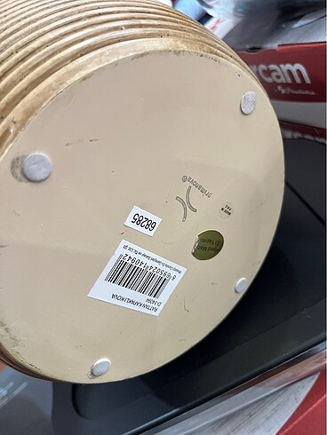 Beden siyah Renk Primanova rattan çöp kovası
