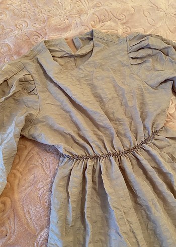 Bohem Tarz sütlü kahve Keten Uzun Elbise - Görsel 2