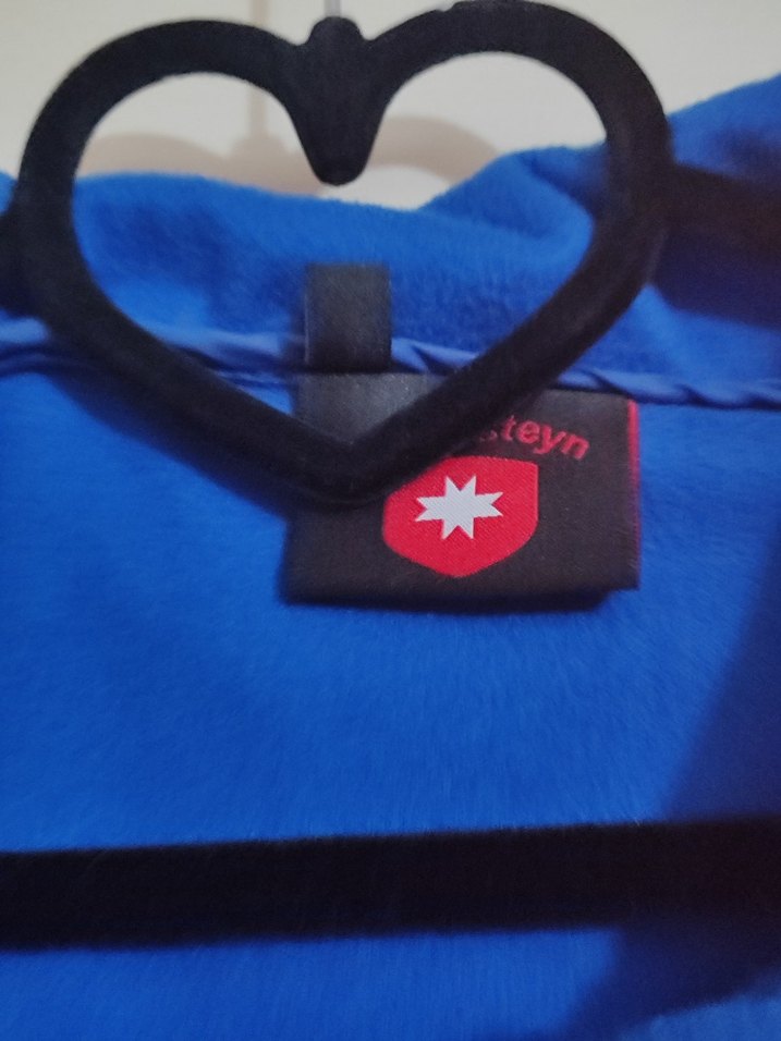 Mavi Kapüşonlu Erkek mont - Görsel 5