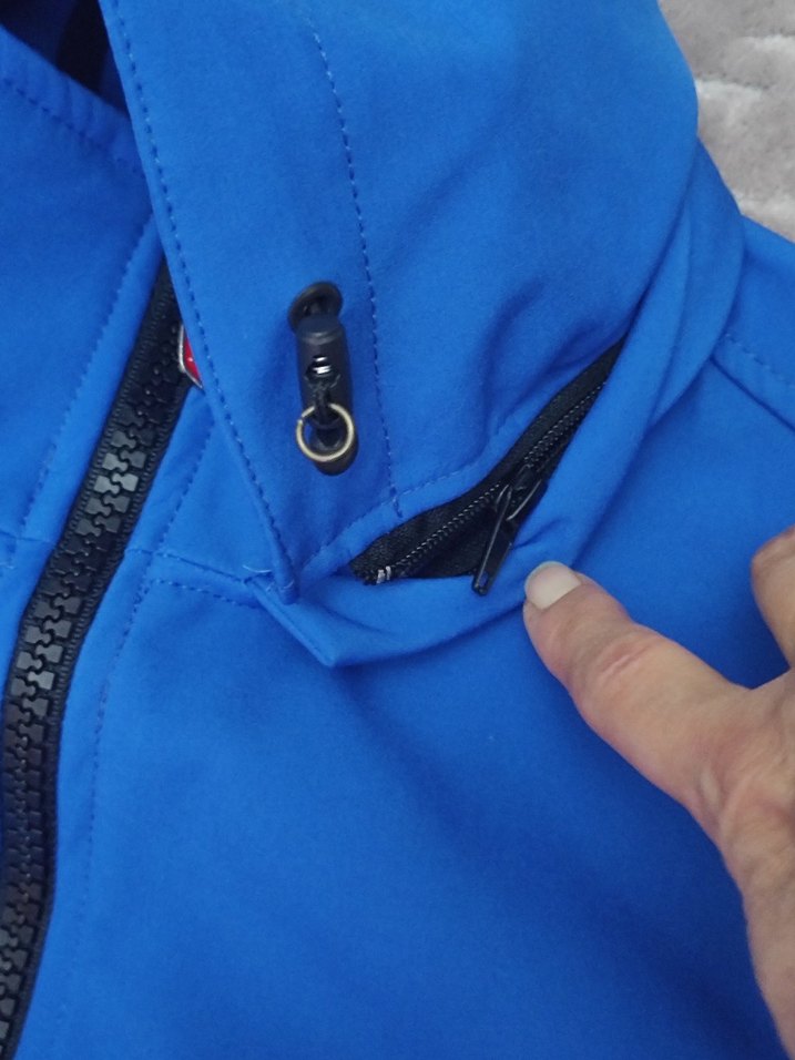 Mavi Kapüşonlu Erkek mont - Görsel 3