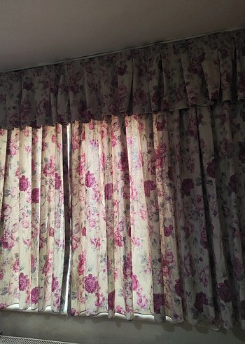 Mor ,Bağlama Desenl fon perde ve farbela - Görsel 3